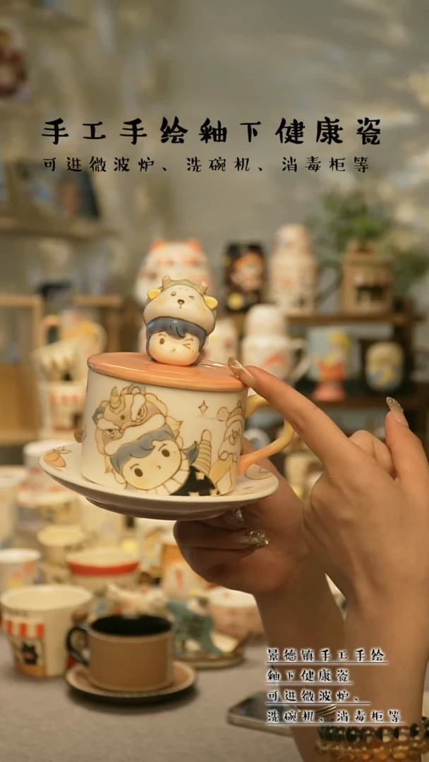 【闪购商品】杯景德镇手工手作陶瓷&W252