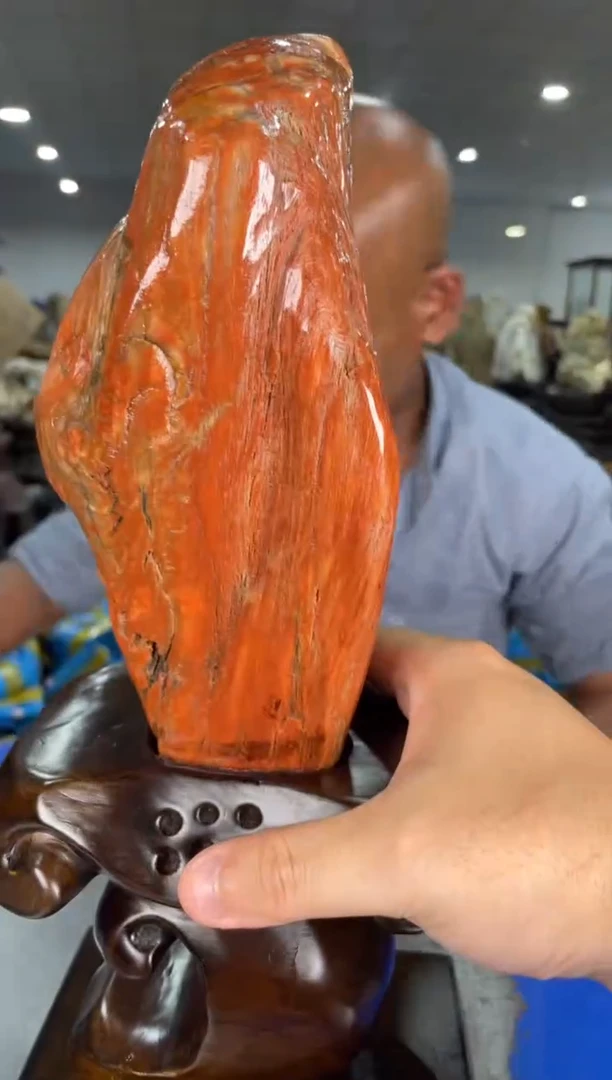 硅化玉摆件未镶嵌8