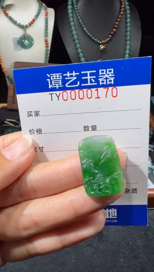未镶嵌挂件翡翠在0170