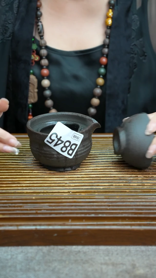 万古烧粗陶手工茶具