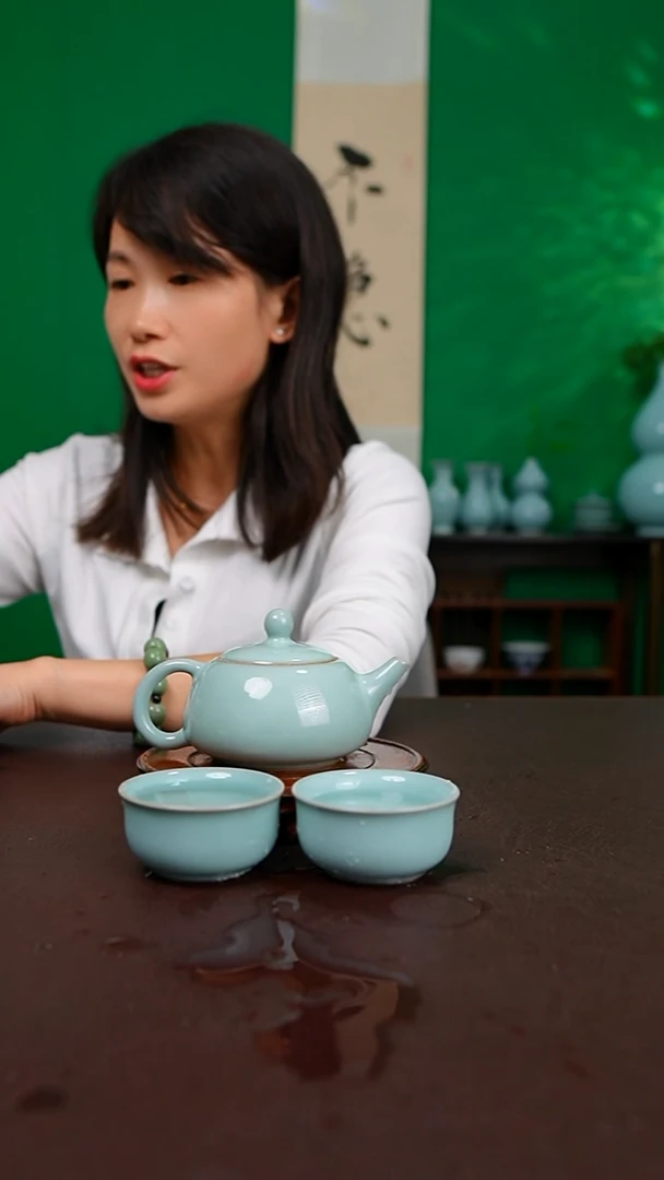 天青臻稀小石瓢壶不完美 一壶两杯