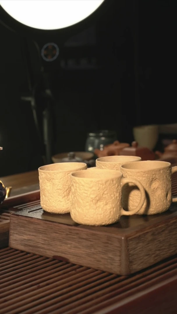 【闪购商品】紫砂茶盏供春杯一套四只