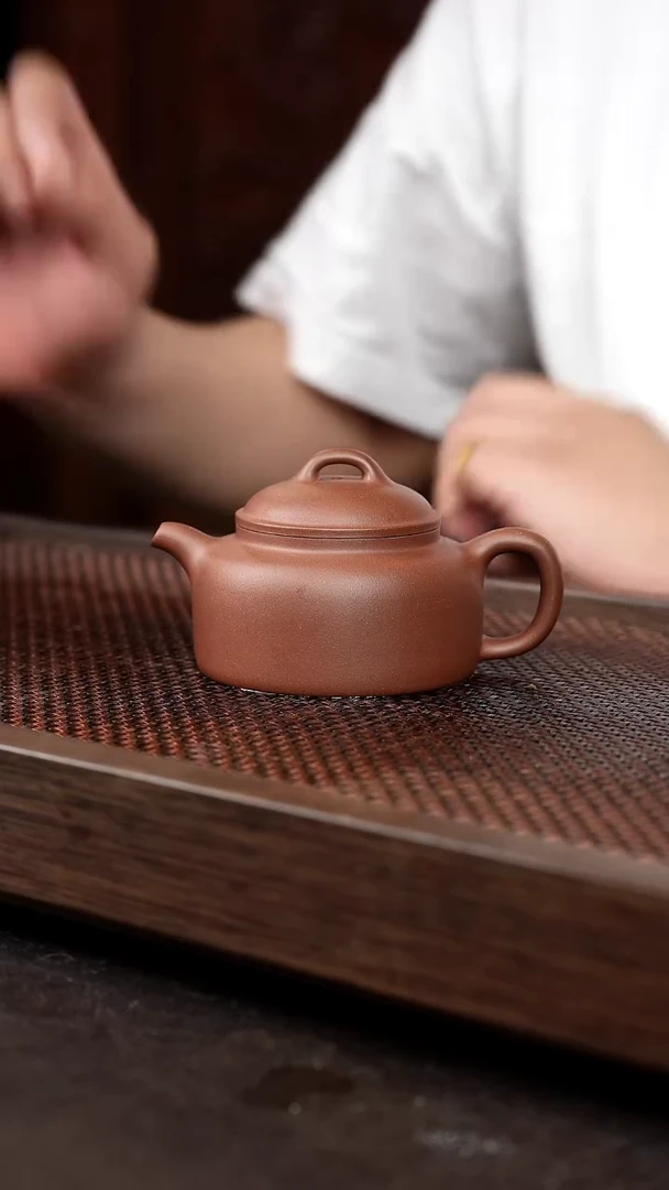 茶壶紫砂底槽清过桥扁钟