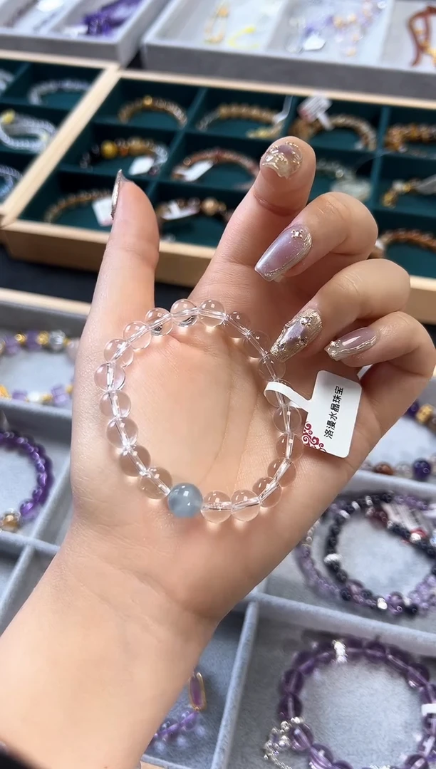 【闪购商品】水晶手链合金多样性发货发其一微色差