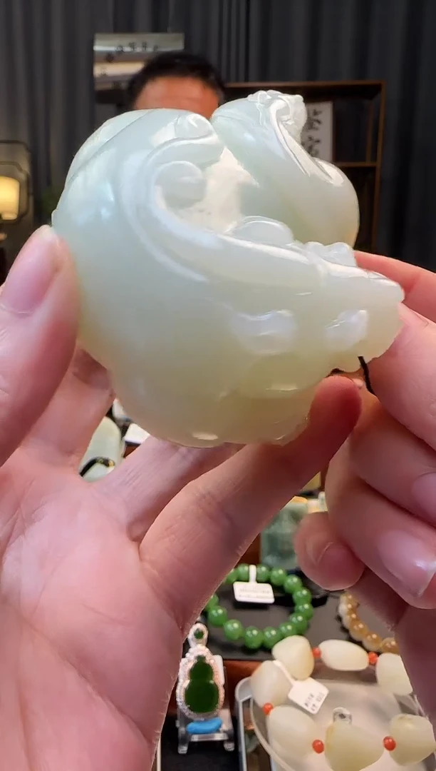 吊坠(不含链)未镶嵌和田玉摆件