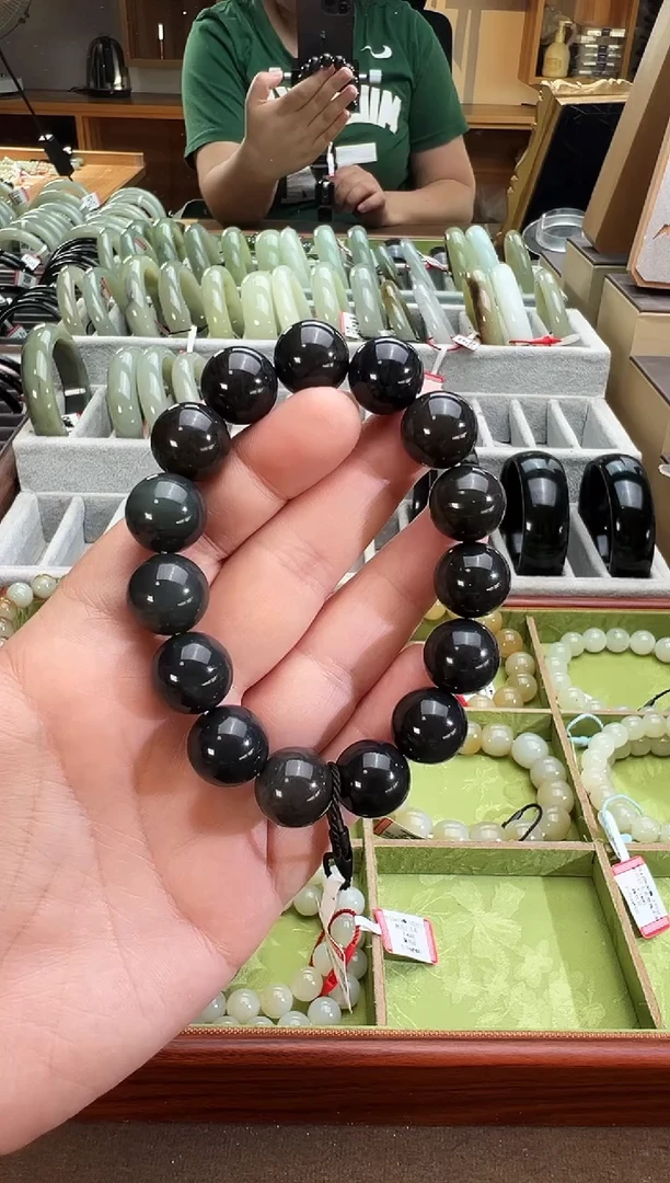 未镶嵌手串和田玉飞**渔若羌李保国矿手串卡14