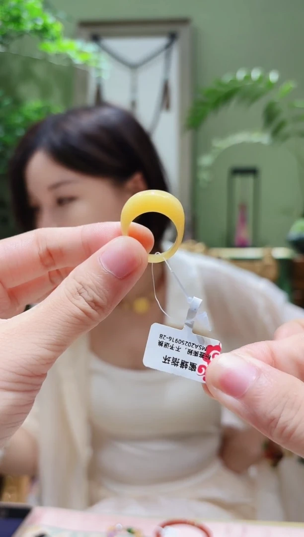 裸石蜜蜡未镶嵌简***•蜜蜡戒指MYC0916-28多样性发货