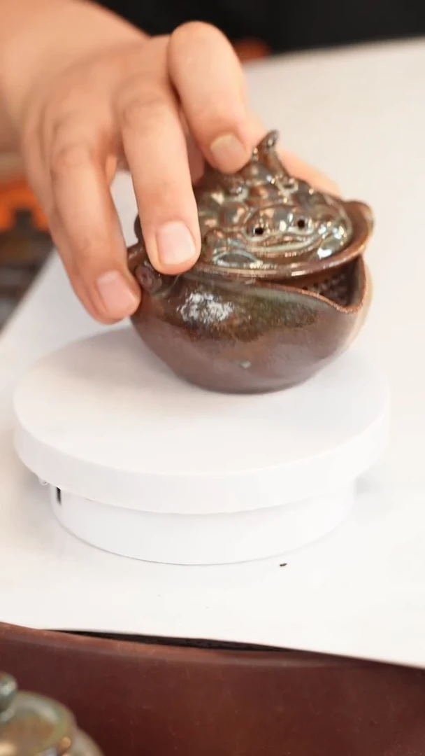 茶壶紫砂原矿手工制作