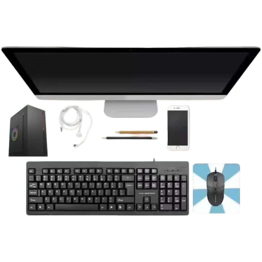 未拆封  台式电脑主机 通用全新家用办公键鼠套装