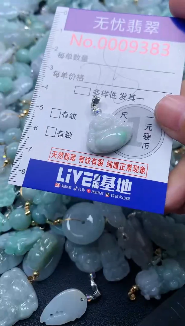 颈饰未镶嵌翡翠9383