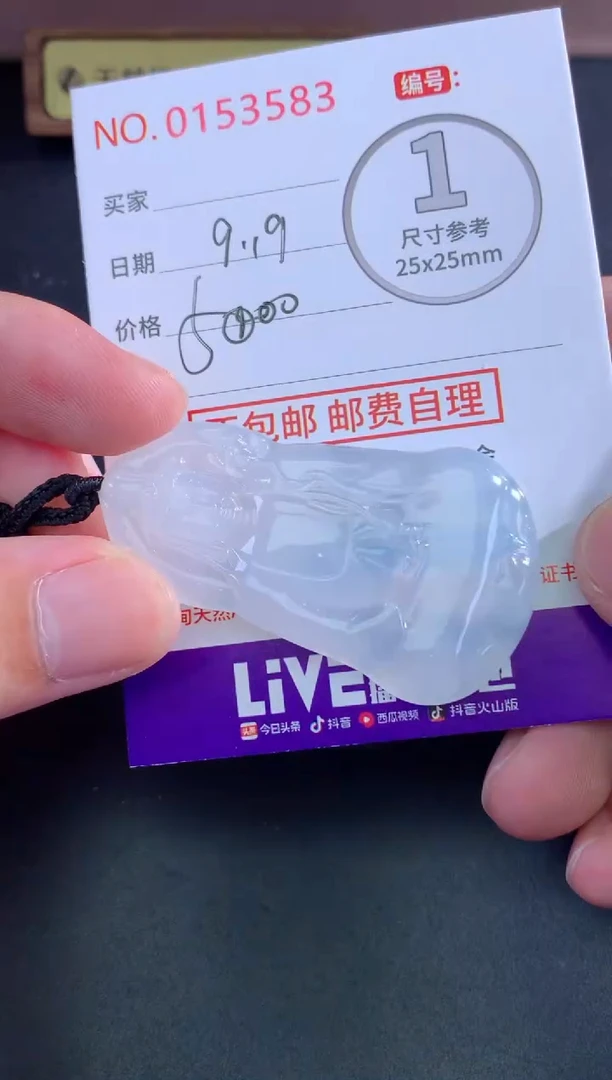 颈饰未镶嵌翡翠分**乐！