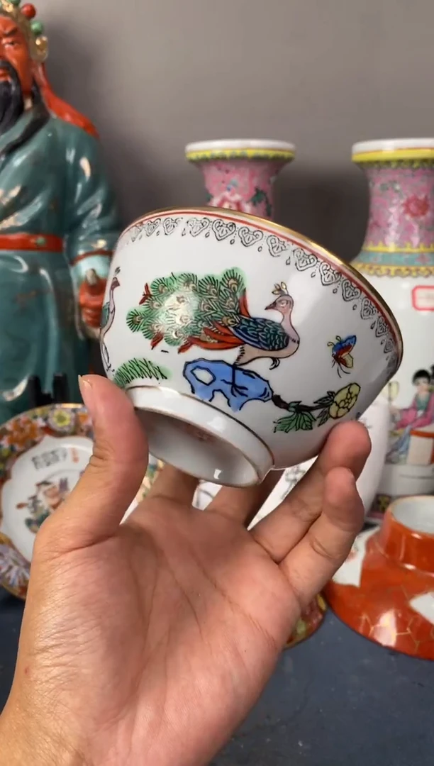 摆件陶567精品老厂瓷器（煤窑烧制）