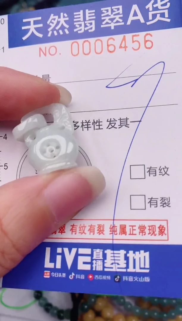 颈饰未镶嵌翡翠00006456