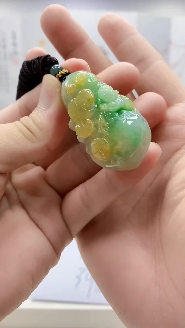 定制翡翠未镶嵌4902bb-毛货挂件27