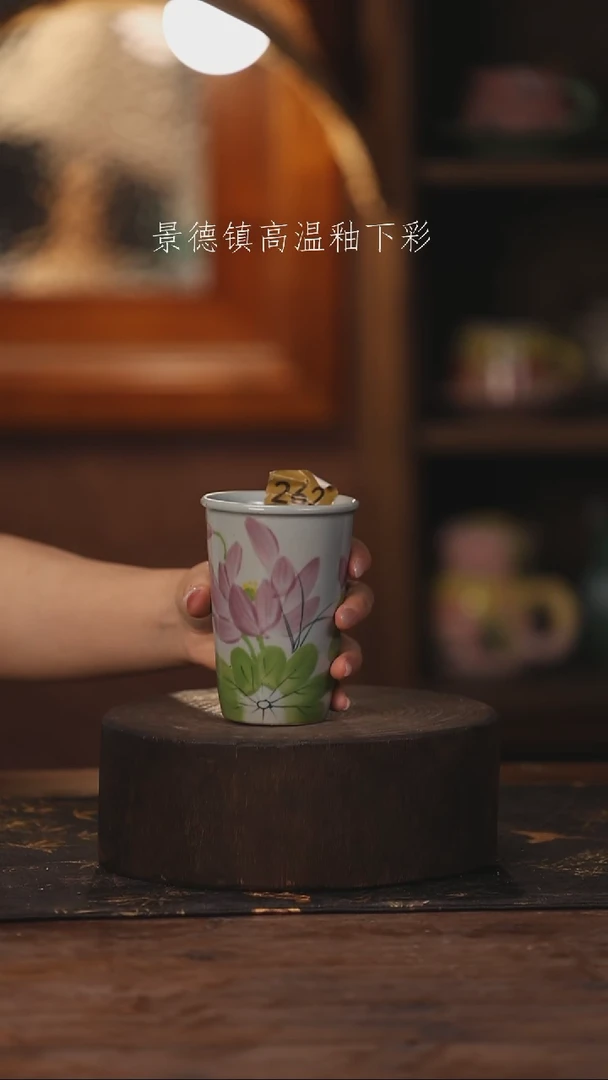 陶瓷景德镇高温釉下手绘陶瓷262