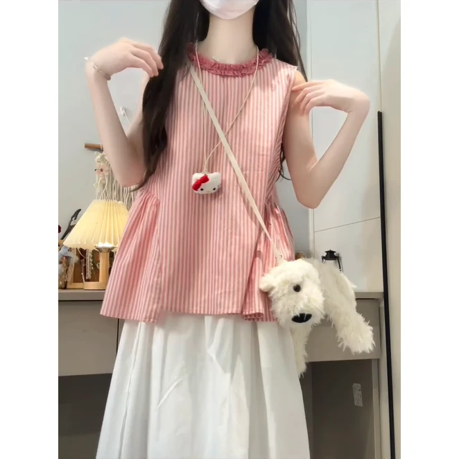 五一春游出行穿搭千金清冷感洋气衣服套装女2025夏季新款小众套装