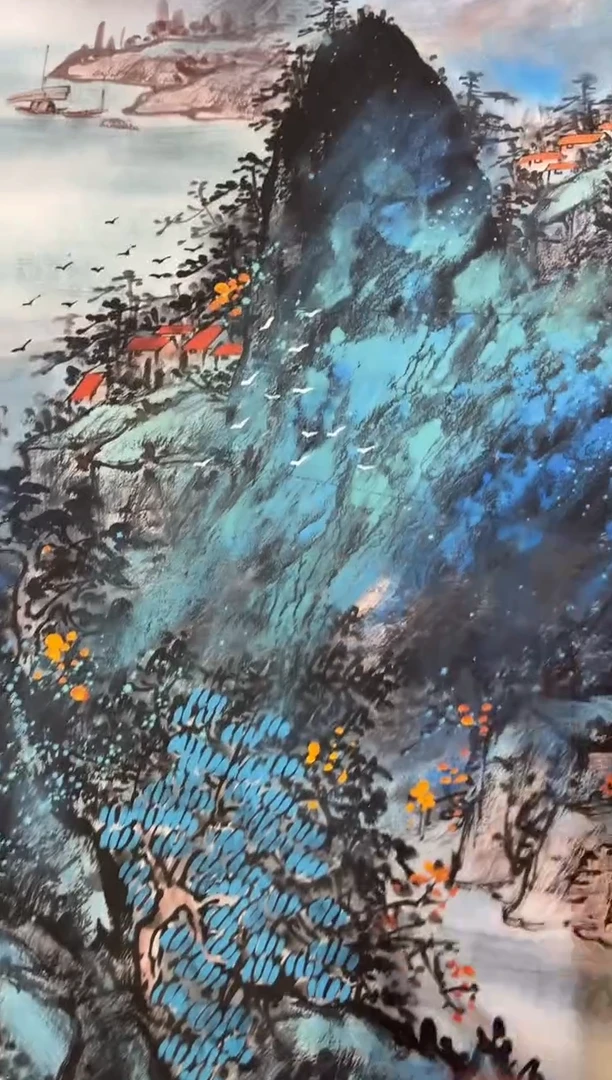 书法周建真绘画作品19-22