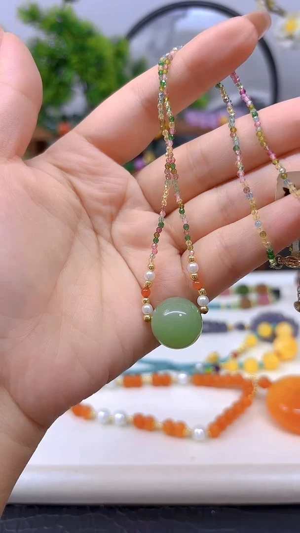 颈饰未镶嵌和田玉X510