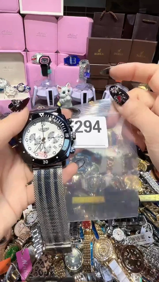 石英机芯不锈钢不锈钢直播定闪专用