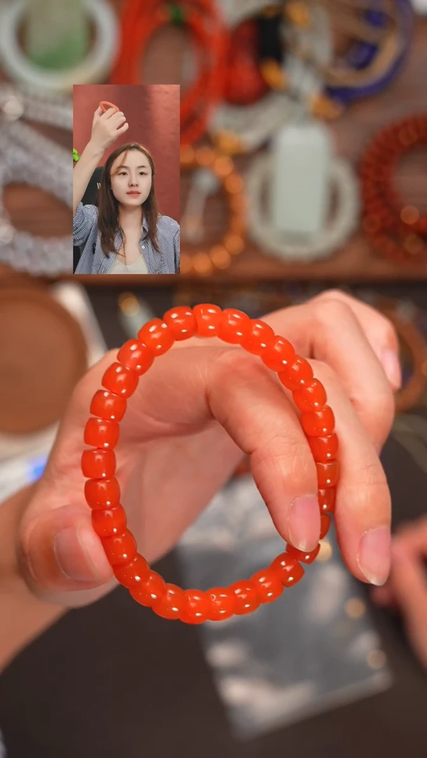 未镶嵌手串南红玛瑙柿****意遇见匠心品质回血