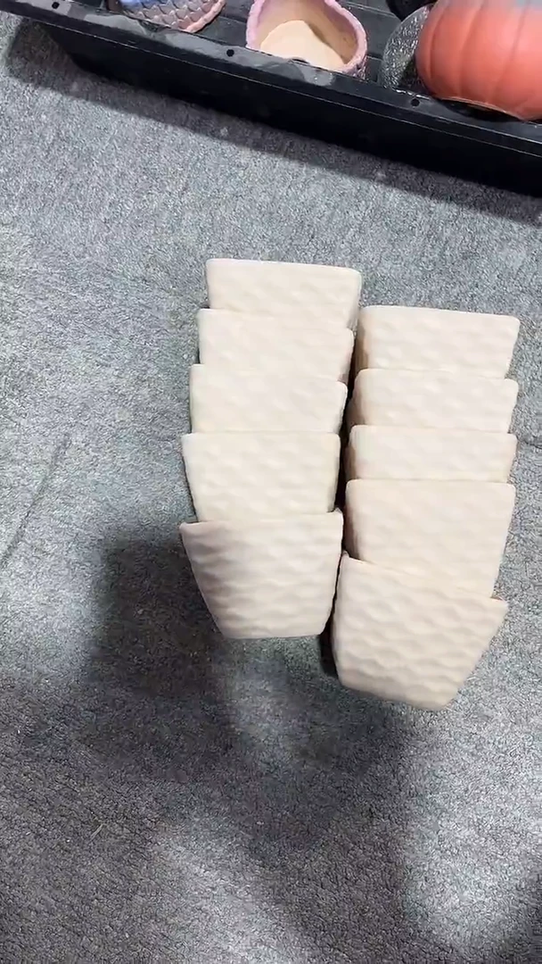 麦饭石粗套多肉花盆