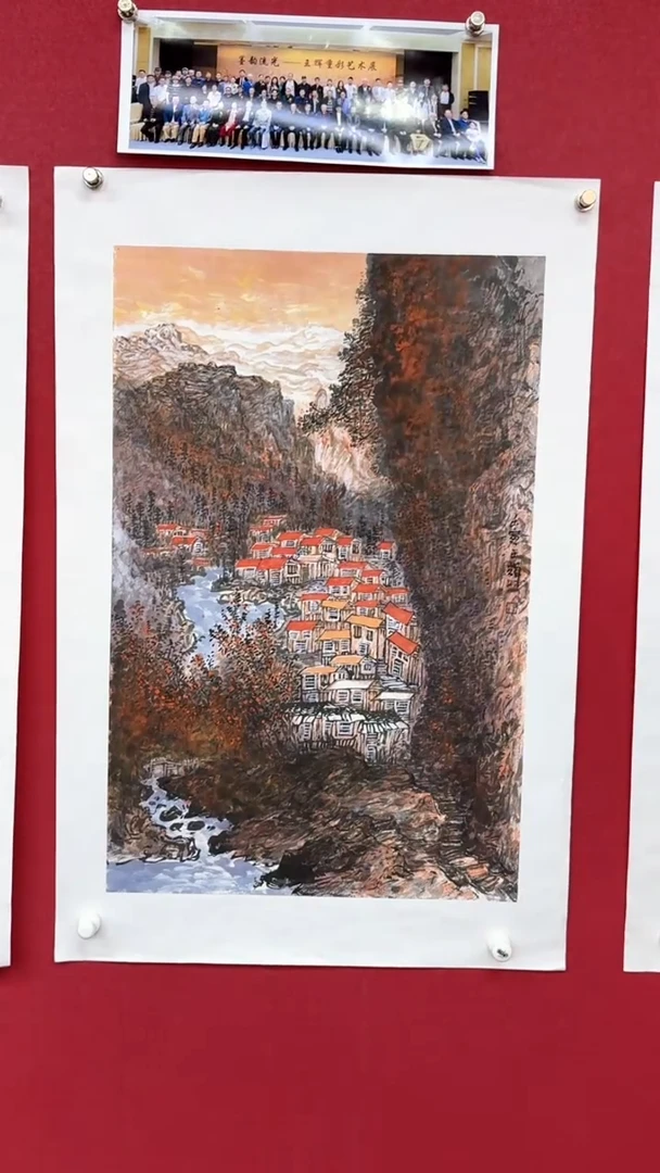 国画绘画山水花鸟