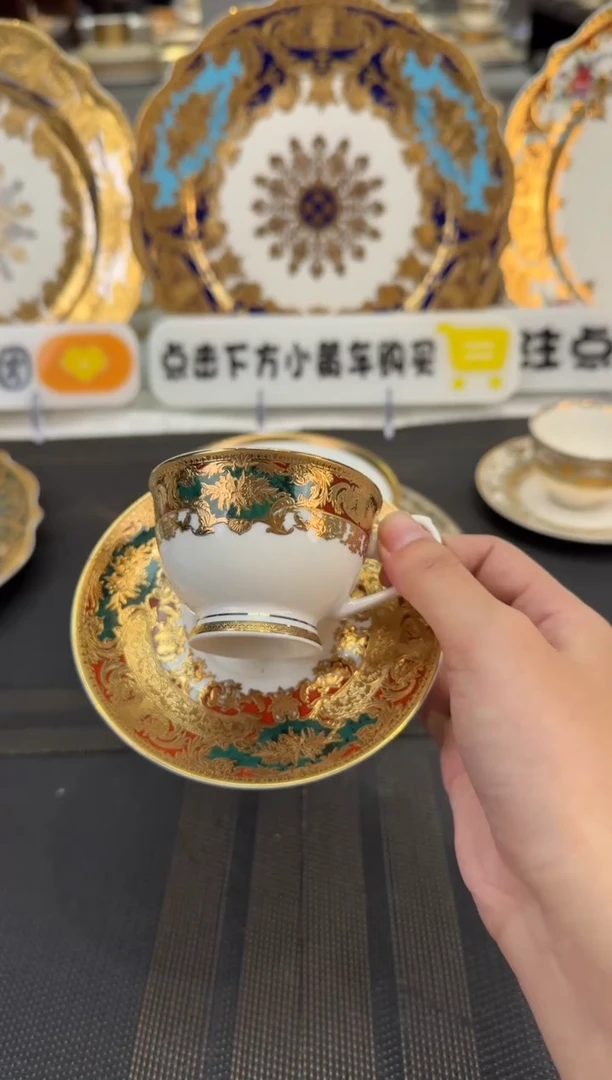 瓷片90毫升杯碟 福利款 2套