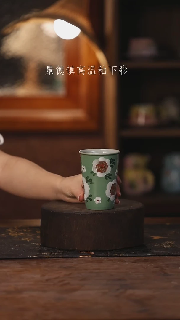 陶瓷景德镇高温釉下手绘陶瓷145