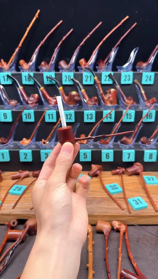 一物一图檬子木手工香烟嘴