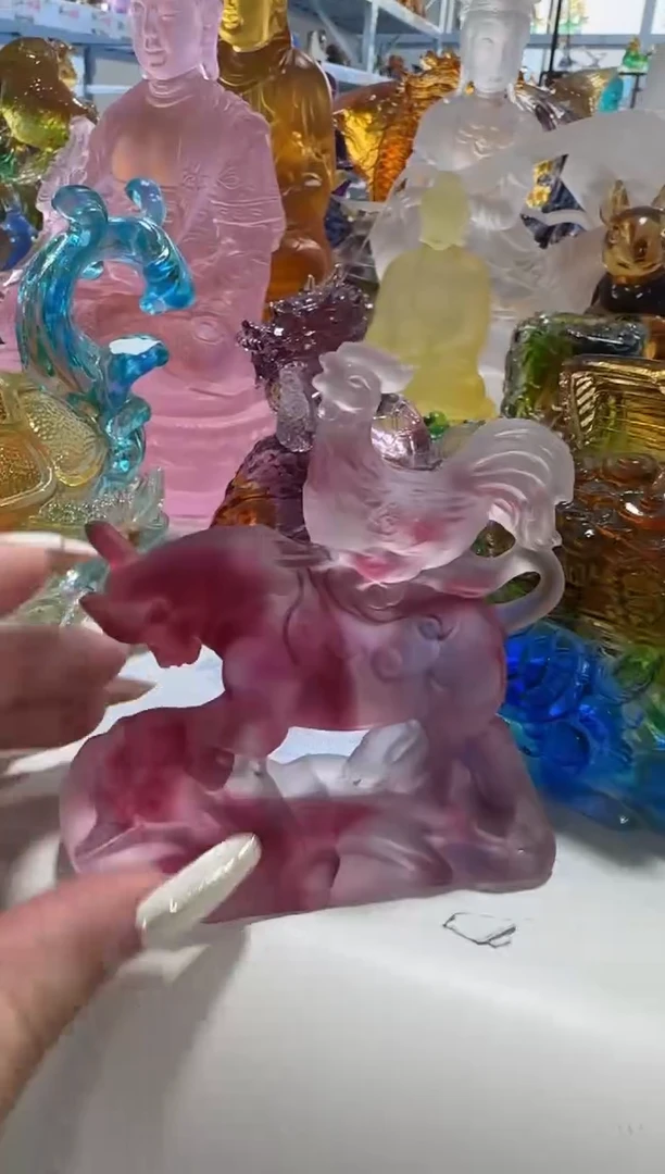 琉璃592微瑕纯手工古法琉璃