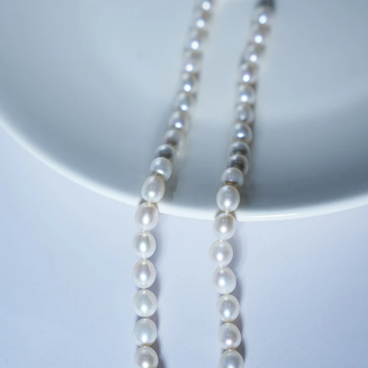 [宝儿高定] 怀念 淡水无核珍珠项链  无暇 极光