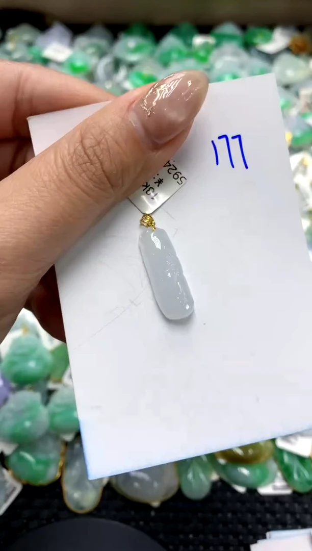 【闪购商品】翡翠颈饰18K金镶嵌1111111111111111