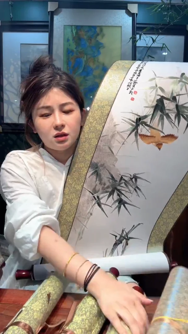 刺绣魏非遗苏绣手工刺绣梅兰竹菊