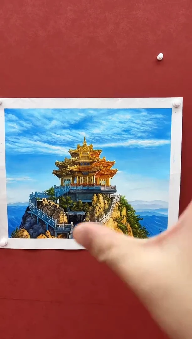 国画绘画卞增林代表作-4平尺-油画