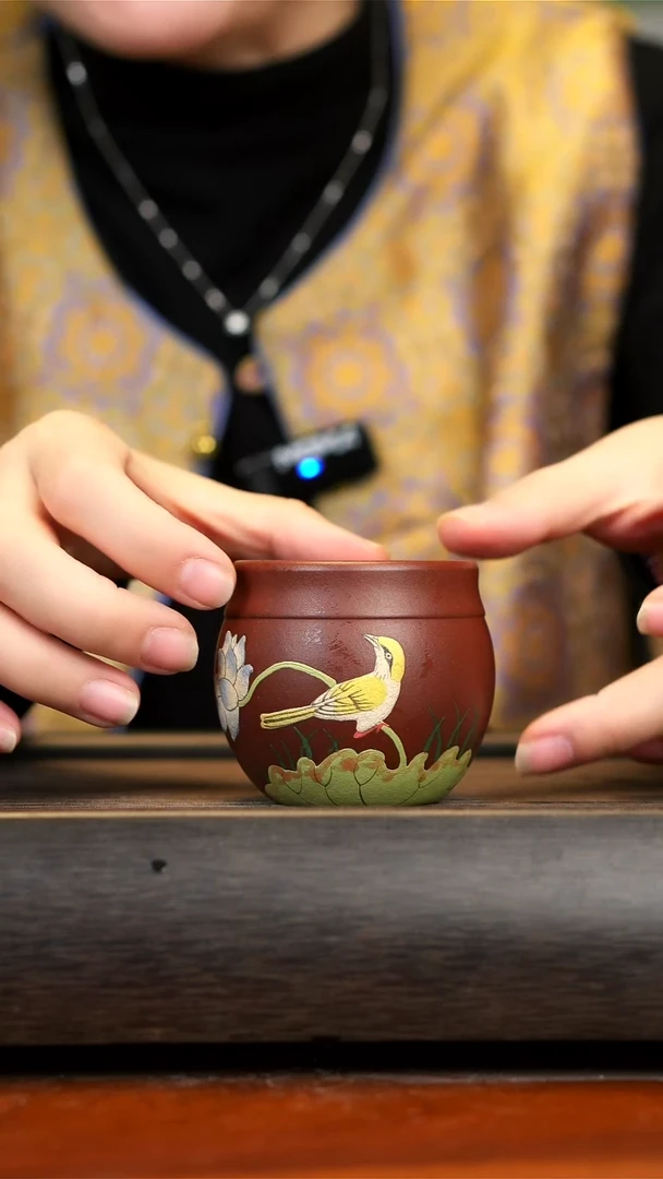 【闪购商品】紫砂茶壶念一紫砂缸杯