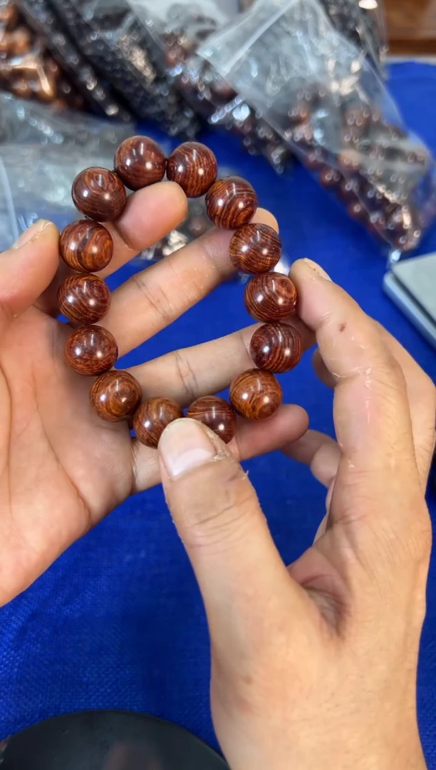 手串/手链黄花梨/降香黄檀1.6水波纹手串
