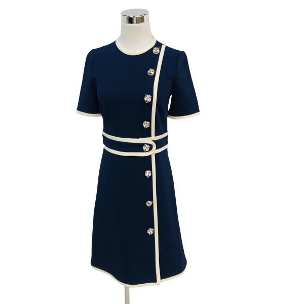 妃鱼/古驰/粘胶纤维/连衣裙/95新/凡0511