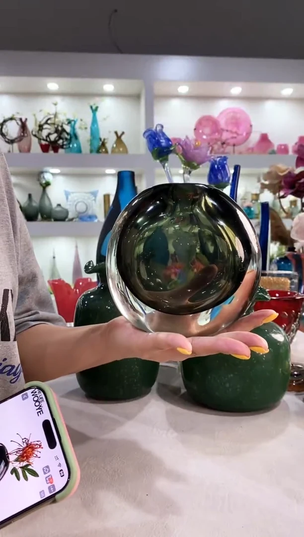 慕忆家手作琉璃花瓶