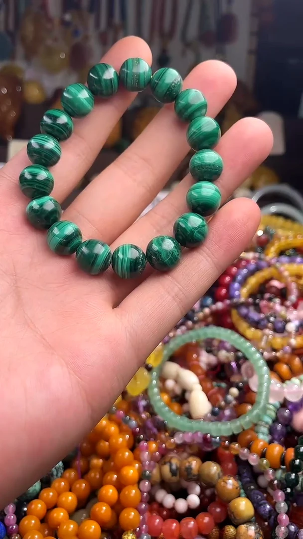 孔雀石未镶嵌.盛**剑(一物一件)158963