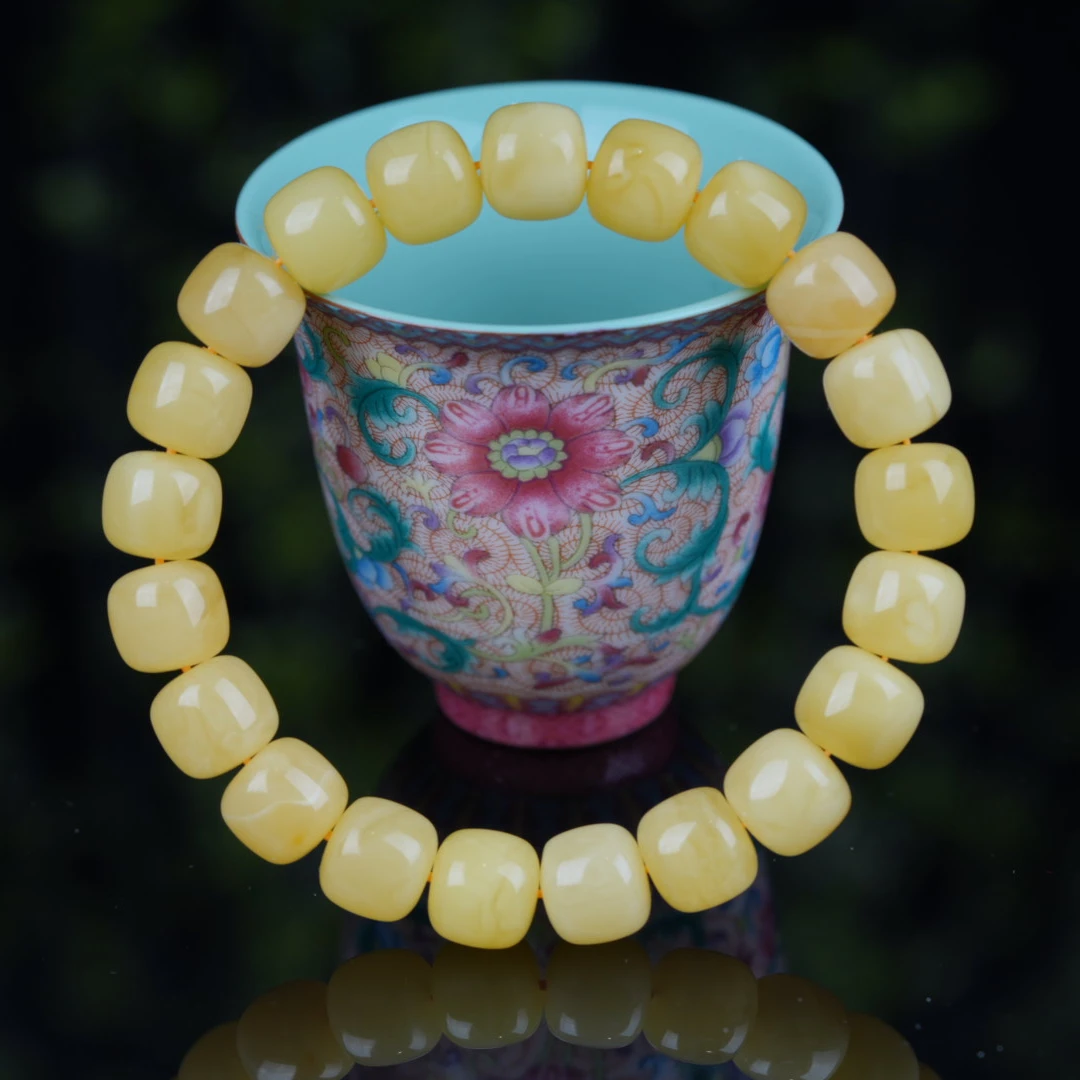 俄料琥珀精工老型10m+手串