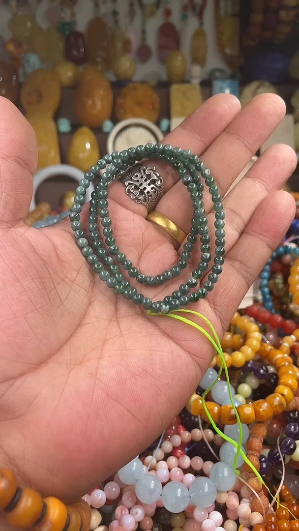 未镶嵌手链翡翠花*漫  （一物一件）166747