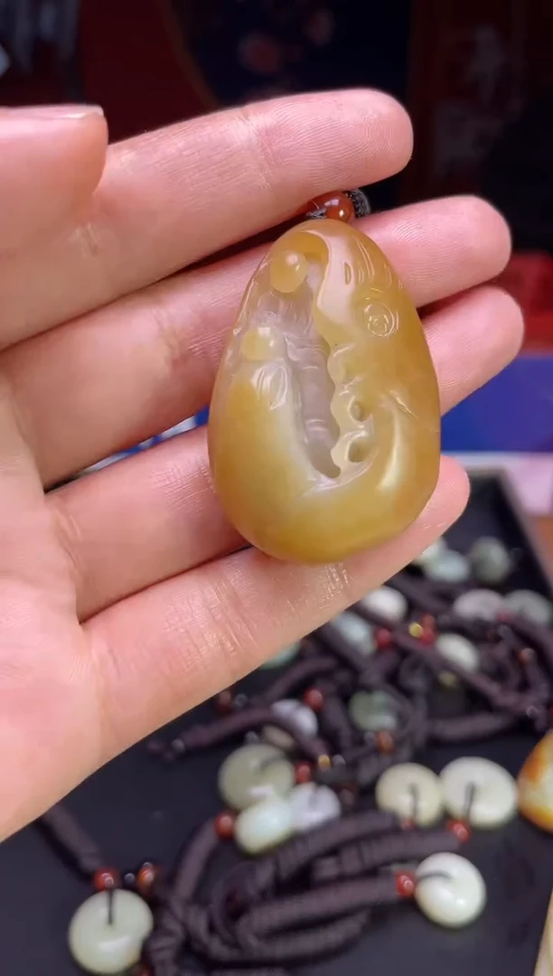 颈饰未镶嵌和田玉123