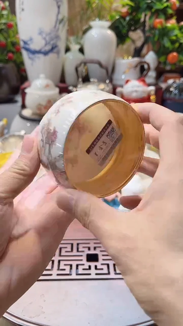 瓷片德艺茶器直播间@@双兔金