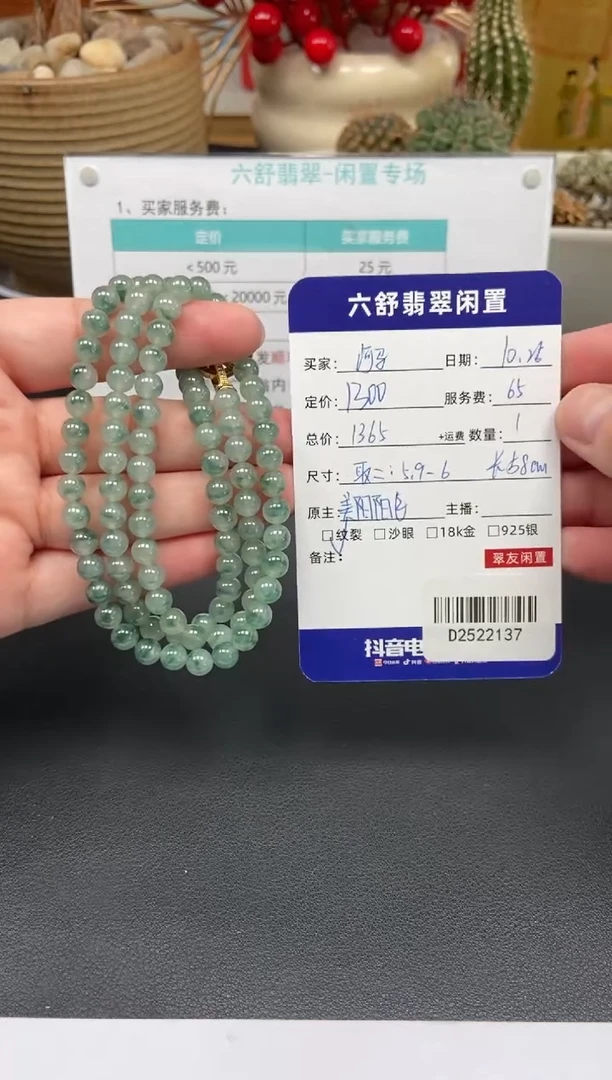 颈饰未镶嵌翡翠河****子D2522137