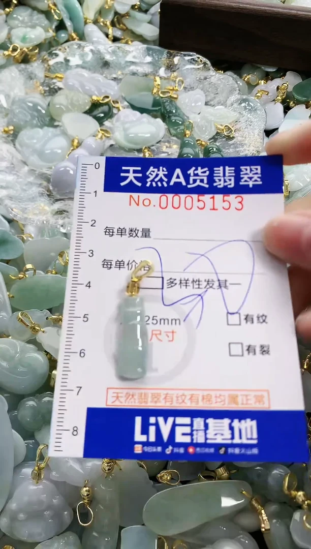 颈饰未镶嵌翡翠天然A货翡翠