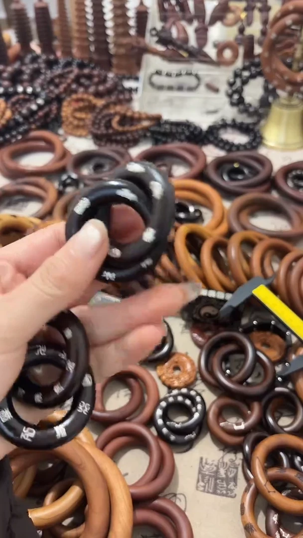 枣木五类五路       双面镶银    25