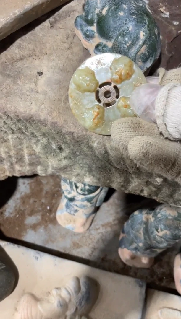 瓷片手工，手绘，陶瓷