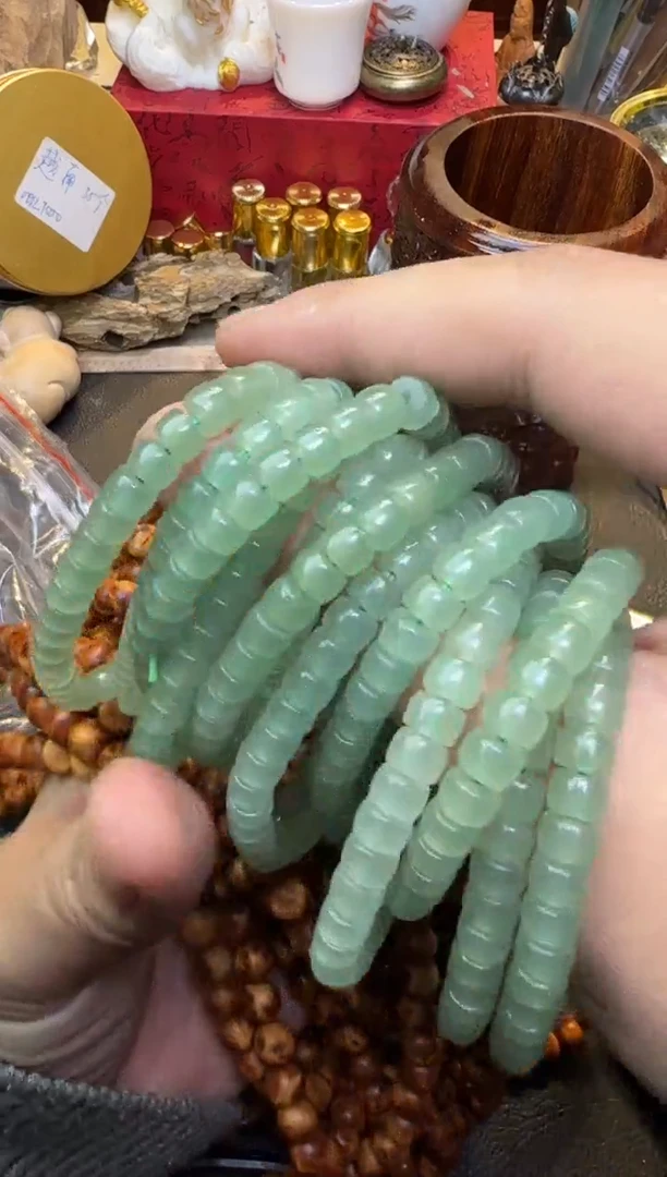 【闪购商品】东陵石手链未镶嵌东陵玉药片单圈
