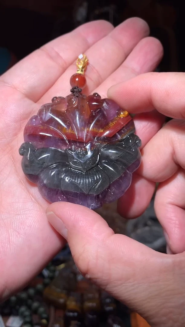 水晶珠宝半成品未镶嵌极光23凤九