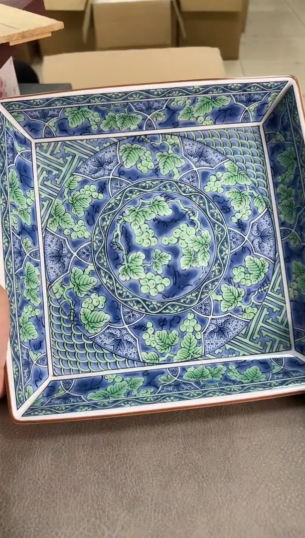 竹斋 原盒 皮小桃瓷器 都是大漂亮